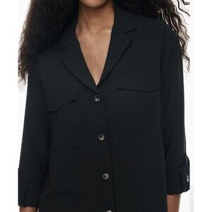 Wilfred Cordero  Shirt  Womens Button Up Relaxed Fit Shacket Aritzia Small